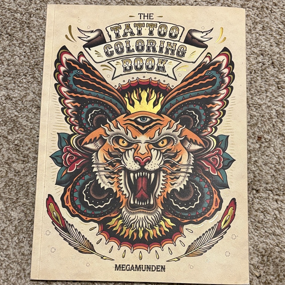 Tattoo Colouring Book